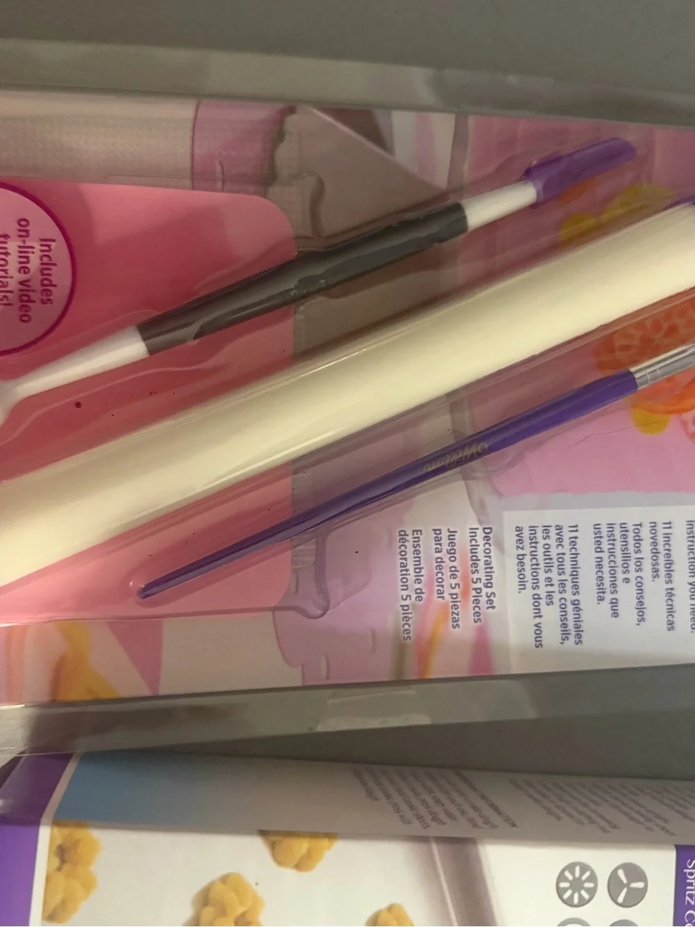 Wilton Fondant Decorating Kit and Baked with Love Cookie Press Bonus Bags
